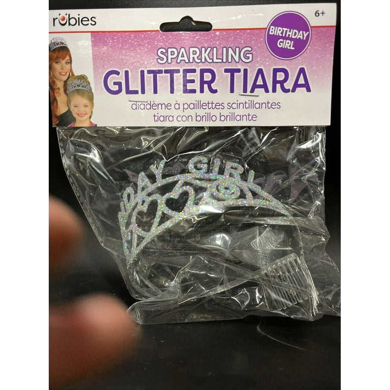 Tiara Birthday Girl Glitter Costume Accessory Tiara Birthday Girl Glitter Costume Accessory