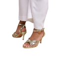 thumbnail image 1 of Where's That From Womens Cyprus  Multi Crossover Strap Wide Mid Heel Sandals, 1 of 2