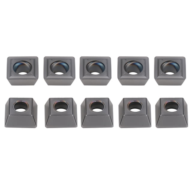 10 piezas de cuchillas para herramienta de torneado de carburo cementado con inserto CNC SPMG090408‑TG LF6018, herramienta industrial