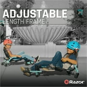 Crazy Cart Shuffle by Razor, Kid-Powered Drifting Go-Kart, Ride-on for Ages 4+, Adjustable Frame