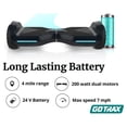 thumbnail image 4 of GOTRAX SRX A6 Hover Board - 6.5 Hover Board with Bluetooth Speakers & Self Balancing Mode, 4 of 9
