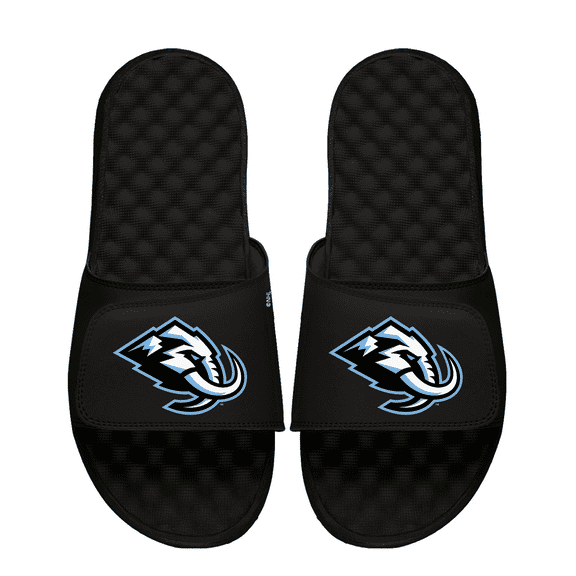 Unisex ISlide Black Utah Mammoth Primary Logo Slide Sandals
