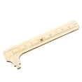 thumbnail image 2 of Yinanstore Handy Sliding Brass Vernier Caliper Ruler Measuring Tool Double/Single Scales Mini-Tasche Ruler 80mm 100mm 100mm Single, 2 of 8