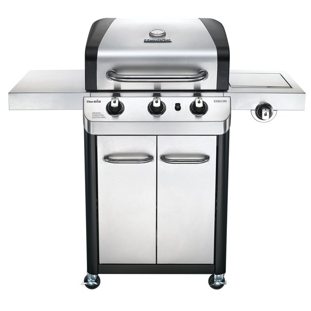 Asador de Gas Charbroil Signature Cabinet 425 con 3 Quemadores