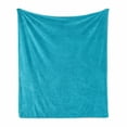 thumbnail image 1 of Stars Soft Flannel Fleece Throw Blanket, Continuous Abstract Pattern of Mini Star Motifs Geometric Elements, Cozy Plush for Indoor and Outdoor Use, 70" x 90", Sky Blue Yellow Green, by Ambesonne, 1 of 5