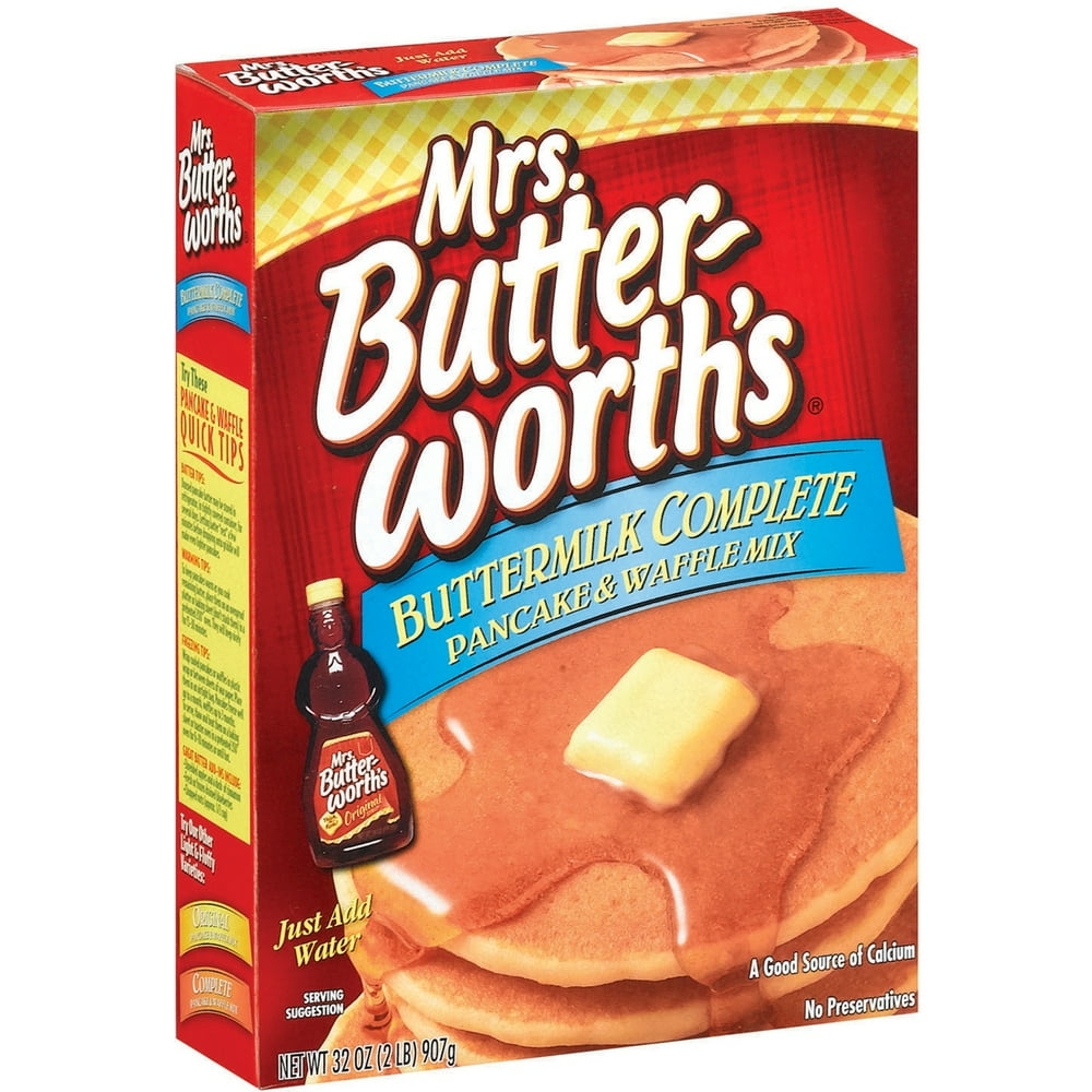Mrs. Butterworths Buttermilk Complete Pancake & Waffle Mix 32 oz Box