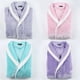 thumbnail image 4 of Camisón de pareja de terciopelo de visón de gran tamaño alargado y grueso de otoño e invierno, bata de baño de franela de color con costuras para hombres y mujeres, 4 of 5