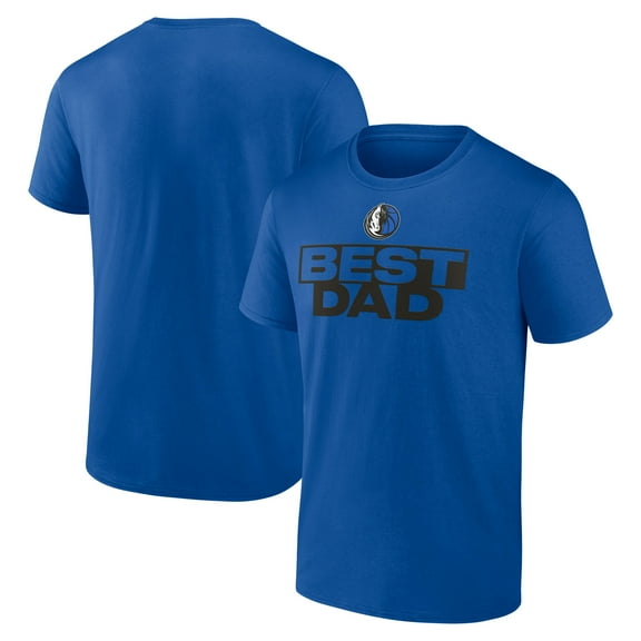 Men's Blue Dallas Mavericks Greatest Dad T-Shirt