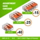 thumbnail image 2 of Conectores de cable WAGO serie 221, empalme compacto de 80 piezas, 2 of 9