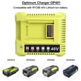 thumbnail image 2 of Cargador Kekepowtobat OP401 compatible con batería Ryobi de 40 V, 2 of 9