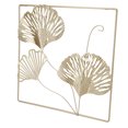 thumbnail image 2 of Escultura de arte de pared de Ginkgo de metal dorado, hojas de Ginkgo 3D Decoración de pared de Ginkgo de metal Escultura de arte de pared de metal optimizada para la excelencia Jadeshay A, 2 of 8