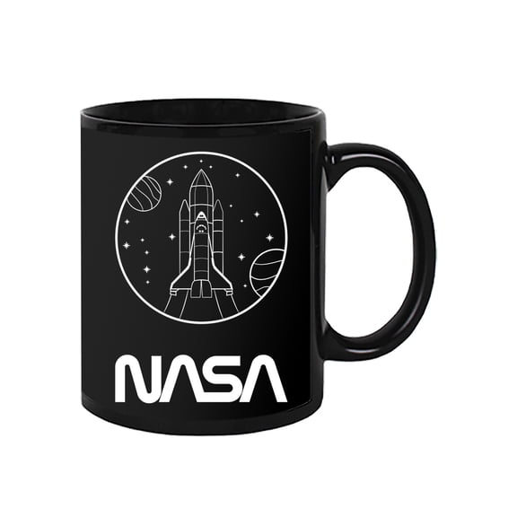 NASA Nasa Small Rocket Ship Icon Mug Unisex's -NASA Designs