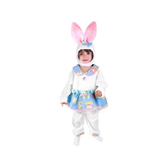 Girls Goldilocks Costume Dress - Fairy Tale Dress With Apron For Kids Halloween Or Dress-Up, Size Medium