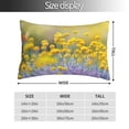 thumbnail image 2 of Pofeuu Flowers And Butterflies Print Polyester Microfiber Plush Pillowcases, Super Soft and Cozy Pillow Case Covers with Envelop Closure（Pillow core not included）-14"x20", 2 of 6