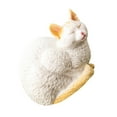 thumbnail image 3 of Zehuanyu Cat Statue Plastic Cats Statue Cat Statue for Garden Cat Garden Statue Cat Figurine, 3 of 8