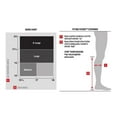 thumbnail image 6 of Futuro Anti-Embolism Knee Length Stockings, Moderate Compression, Closed Toe, X-Large Regular, White, 6 of 6