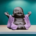 thumbnail image 3 of Pequeña estatua de cerámica de Buda feliz del bebé Maitreya, figura decorativa de Feng Shui F, 3 of 7