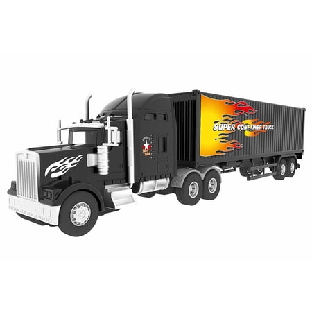 Big Daddy Big Rig Tractor Trailer Transport Toy Trucks Big Toy Truck Series-Tractor Trailer