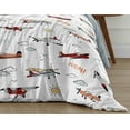 thumbnail image 7 of Sweet Jojo Designs Vintage Airplane Red and Blue Twin Comforter Set, 7 of 7