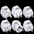 thumbnail image 2 of 1/5pcs Universal World Wide Travel Adapter Plug To Eu Plug Power Outlet Travel Charger Adapter, 2 of 3