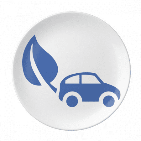 

Energy Vehicles Protect Environment Pattern Plate Decorative Porcelain Salver Tableware Dinner Dish