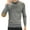 Gray, variant on USNSM Men's Casual Plus Size Slim Fit Elbow Patches Knitted Sweater Fashion Versatile Base Shirt Round Neck Long Sleeve Pullover Knitwear Yellow M