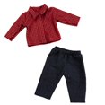thumbnail image 1 of Trajes de muñeca Ropa De Muñeca De 18 Pulgadas Tela Escocesa Roja Para Disfraces De Verano Para Niños Regalos De Cumpleaños Tela Escocesa Roja Pequeña Pequeña tela escocesa roja Fanmusic Trajes de muñeca, 1 of 7