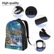 thumbnail image 5 of Disketp Christmas Tree Mochila Unisex de Apertura Lateral Completa, Mochila para Laptop para Escuela, Trabajo y Viajes, 5 of 8