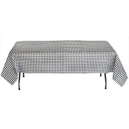 Water Resistant Bond Paper - Black and White Check Table cover (54