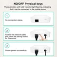 thumbnail image 4 of TFixol Smart ZigBee Gateway Wired LAN Gateway Intelligent Home ZigBee Central Hub APP Control Timer Group Control Multi-device Linkage, with Network Cable USB Cable, 4 of 7