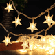 thumbnail image 2 of 1.5M/3M/6M/10M 80Leds Star String Lights Christmas Garland Battery/USB Powered Wedding Party Curtain String Fairy Light for Home, 2 of 5