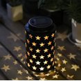 thumbnail image 1 of 1 paquete de luces de linterna solar para exteriores, lámpara de mesa con energía solar, lámpara colgante para jardín, linterna de metal con asa para patio, jardín, pasarela al aire libre, patio, paisaje, parque, césped Zhivalor WMZY-1314, 1 of 5