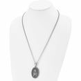 thumbnail image 2 of Stainless Steel Antiqued And Polished Our Lady Of Guadalupe 24In Necklace (24 X 29.5) Made In China -Jewelry By Sweet Pea, 2 of 5