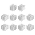 thumbnail image 5 of Uxcell Thermal Pad Aluminum Heatsink Electronic Radiators Silver 0.57 x 0.55 x 0.51 inch 10Pcs, 5 of 5