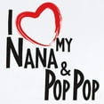 thumbnail image 2 of CafePress - I Heart My Nana And Pop Pop Body Suit - Baby Light Bodysuit, Size Newborn - 24 Months, 2 of 4