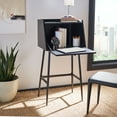thumbnail image 4 of SAFAVIEH Xander Modern Secretary Writing Desk, Black, 4 of 13