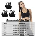 thumbnail image 4 of GLUAAE 3 Pack Women Racerback Sports Bras High Impact Workout Yoga Gym Activewear Fitness Bra - XL, 4 of 7