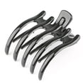 thumbnail image 1 of Pinzas para el pelo antideslizantes de plástico grande, pinza para el pelo con dientes interiores para mujeres y niñasNegro brillante2pcs, 1 of 5