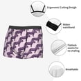 thumbnail image 3 of Sikiie Leopard Print Print Men's Boxer Briefs, Elastic Waistband Boxer Briefs Leggings-Large, 3 of 5