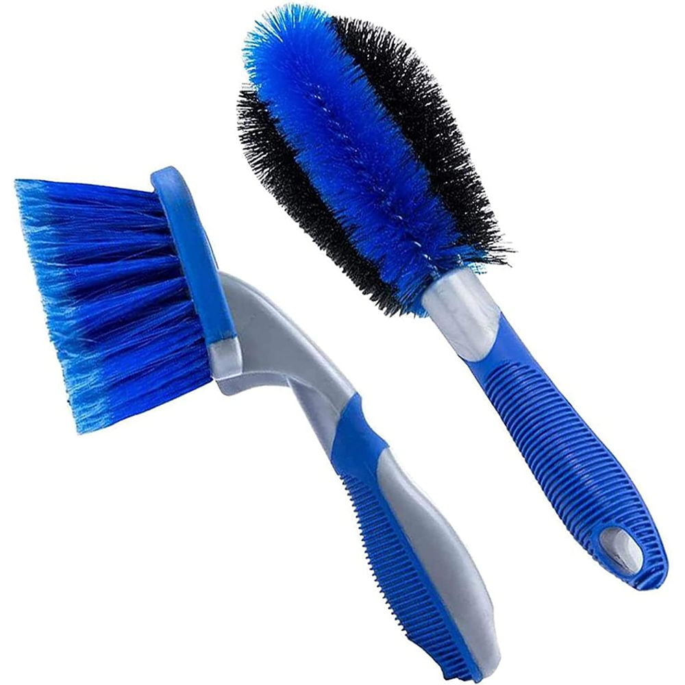 Cleaning Brush, Car Wheel Brush Set, Auto Bicycle Tire Brush Kit