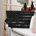 thumbnail image 7 of America Us Flag Retro Small Purse Organizer Zipper Cosmetic Handbag Tote Pouch For Women, 7 of 7