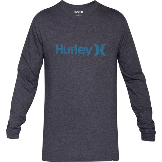 Camiseta gráfica Hurley Oao para hombre gris extragrande