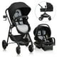 thumbnail image 1 of Sistema de viaje Evenflo Pivot modular con LiteMax Oxford Black, 1 of 9