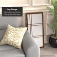 thumbnail image 3 of Red Lantern 3 ft. Short Double Cross Shoji Screen - Walnut - 3 Panels, 3 of 6