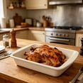 thumbnail image 2 of Mainstays Size 10" x 7" Carbon Steel Non Stick Mini Roaster Pan, Cream, 2 of 9