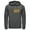 Charcoal Heather, variant on Men's Fortnite Victory Royale Gold Chain Pull Over Hoodie Black 3X Large
