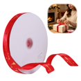 thumbnail image 2 of Christmas Satin Ribbon Rolls,72.18Ft Gold Foil Merry Christmas Printed Fabric Ribbon, Holiday Gift Wrapping Ribbon, Xmas Tree Wreath Garland Bow Making Ribbon for Home Seasonal Party Decoration, 2 of 4
