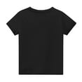 thumbnail image 4 of Spazoro Toddler Girls T-shirts, Love Mom Crewneck Summer Casual Short Sleeve Tops Black Size 2-13T, 4 of 6
