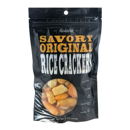 Roland Feng Shui Original Rice Crackers, 3.5 oz, (Pack of 12)