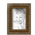 thumbnail image 2 of ArtToFrames 4" x 6" Dark Gold Picture Frame, 4x6 inch Gold Wood Poster Frame (WOM-4553), 2 of 8